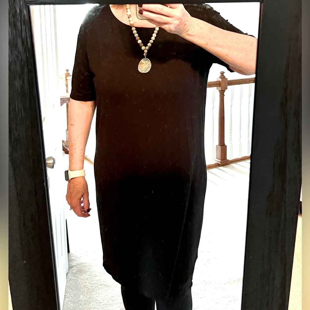 J Jill Wearever collection black dress